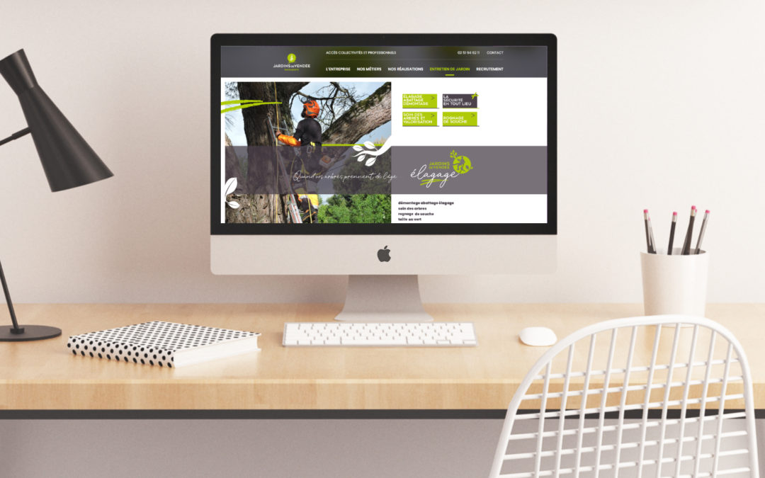 Un Webdesign complémentaire à la charte graphique