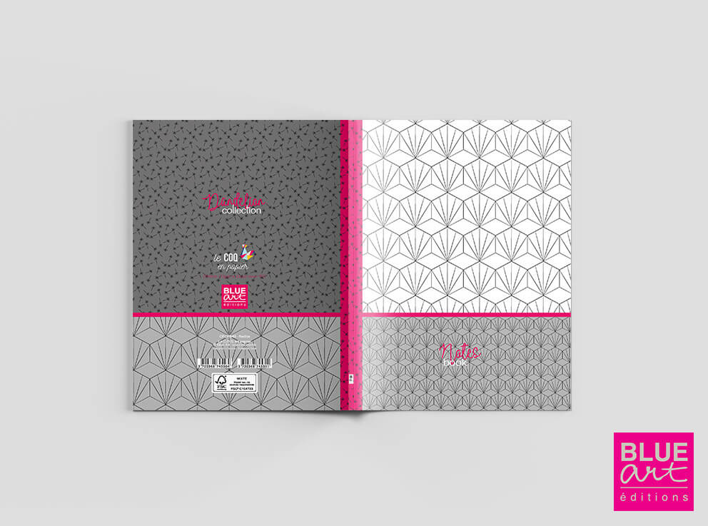 Papeterie Le Coq en papier -LaLouveDesBois