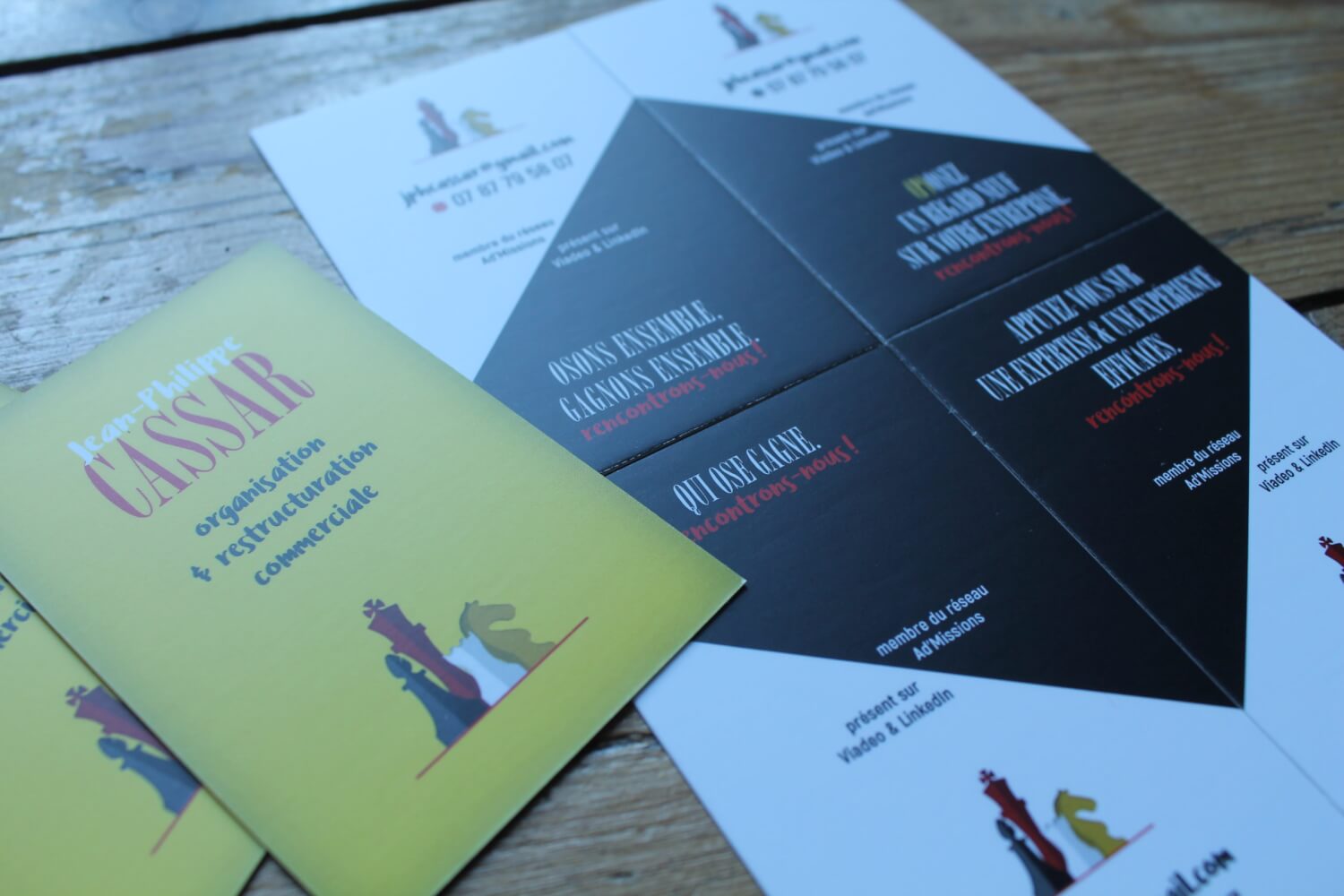 Cartes de visite JP CAssar -LaLouveDesBois