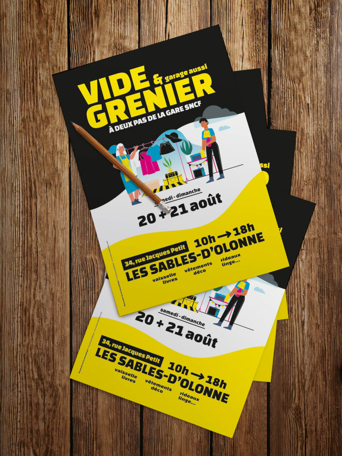 Flyer vide grenier -LaLouveDesBois