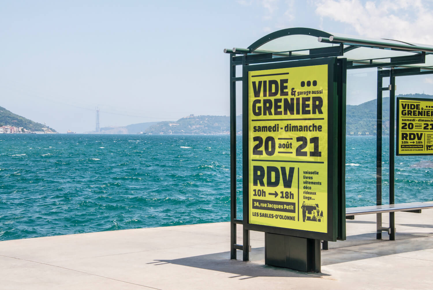 Affiche vide grenier -LaLouveDesBois