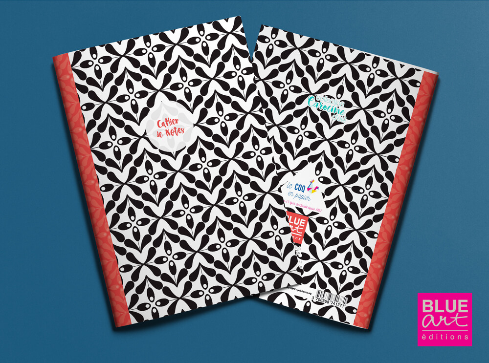 Papeterie Le Coq en papier -LaLouveDesBois