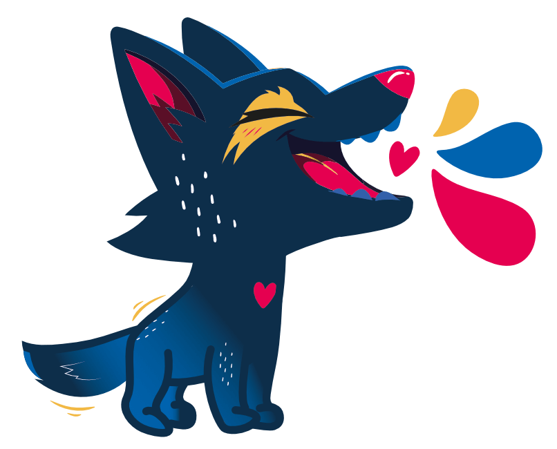 La Louve des Bois studio graphique de communication qui fait waouh