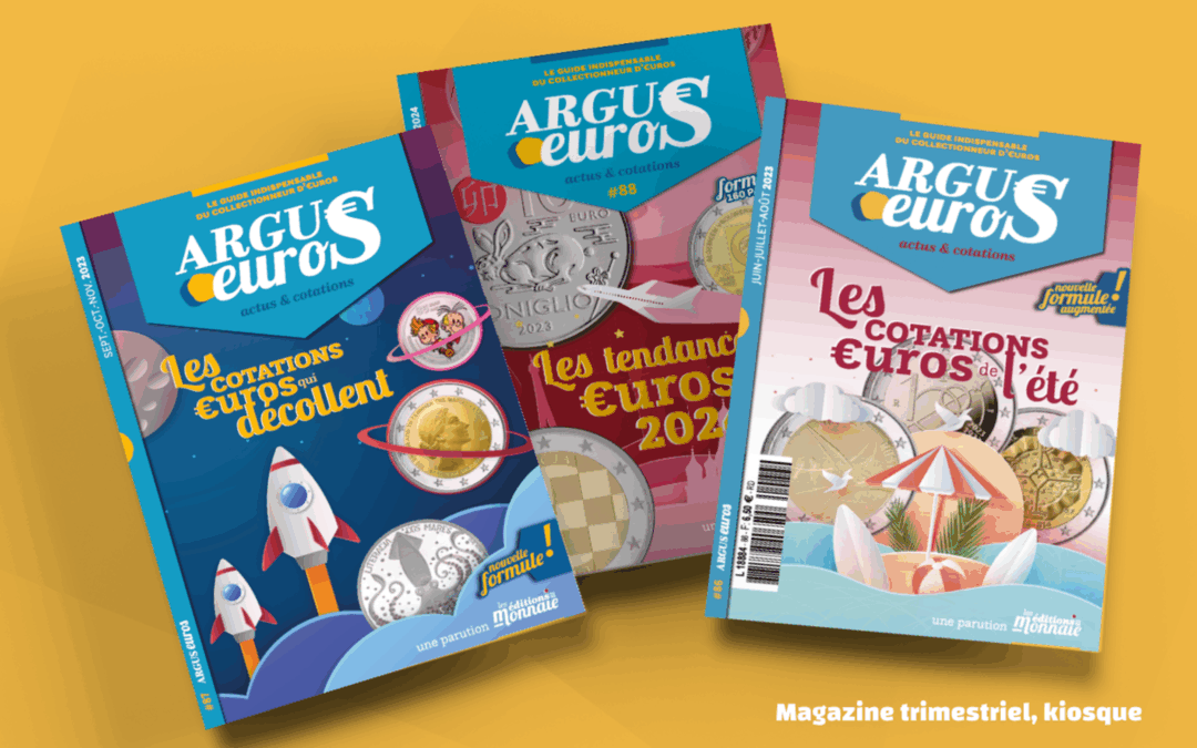 Magazine trimestriel numismatique Argus euros