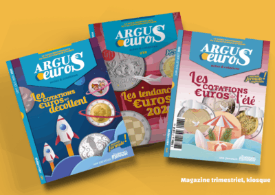 Magazine trimestriel numismatique Argus euros
