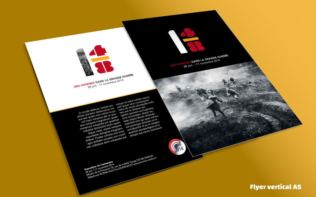 Affiche et flyer centenaire 14-18