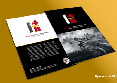 Affiche et flyer centenaire de la 14-18