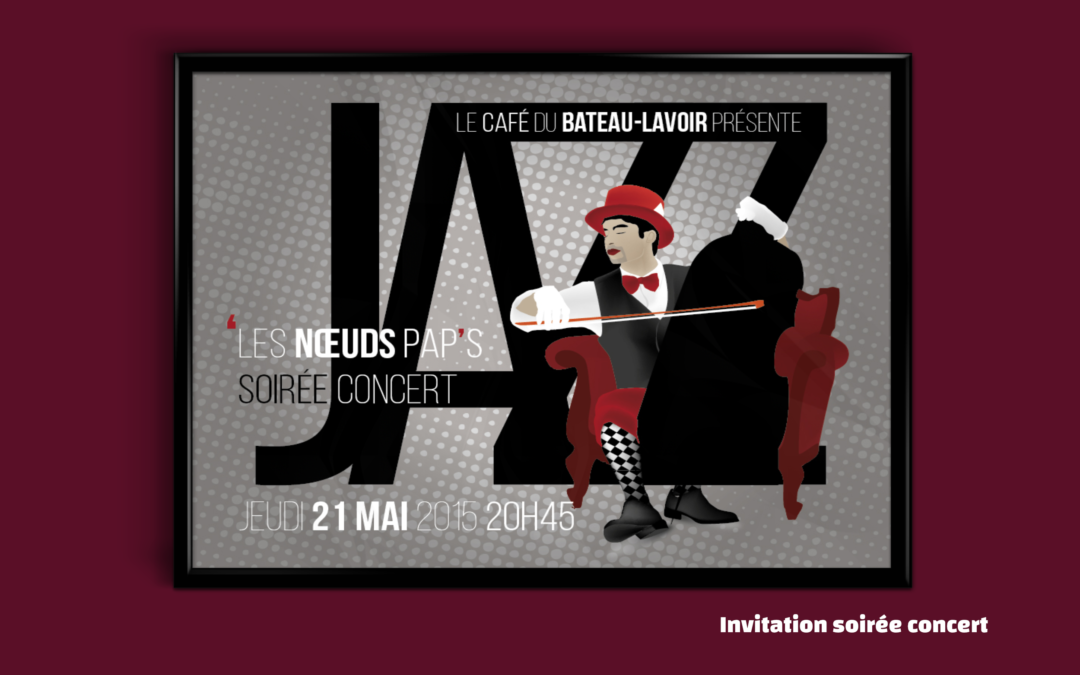 Invitation soirée concert