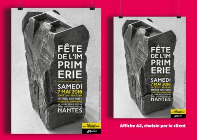 Affiche, fête de l&rsquo;imprimerie