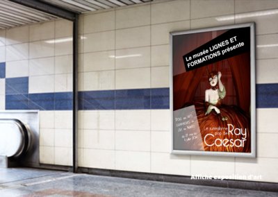 Affiche exposition surréalisme pop