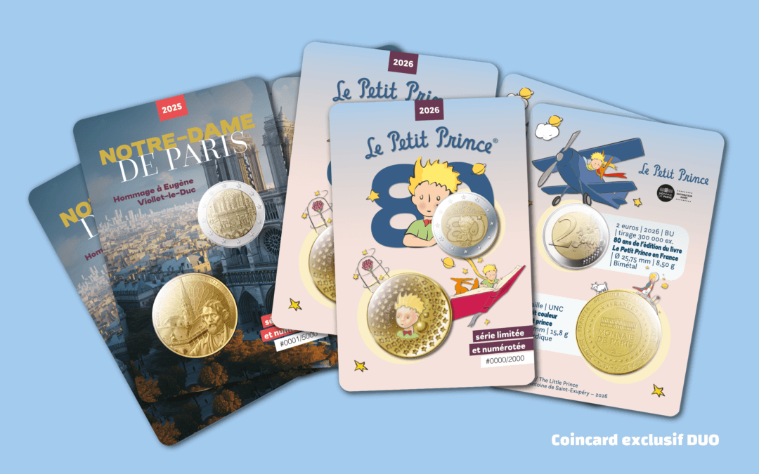 Médaille et coincard numismatiques