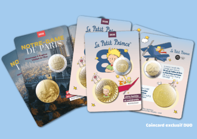 Médaille et coincard numismatiques