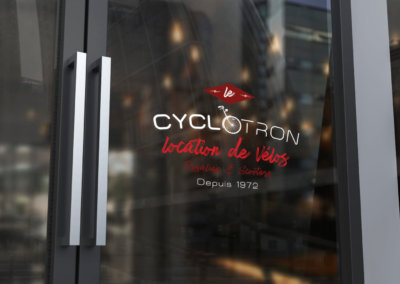 Identité relookée pour location de vélos